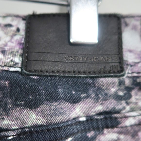 DKNY Crystal Print Multi Colored Jeggings 6 - Picture 3 of 10